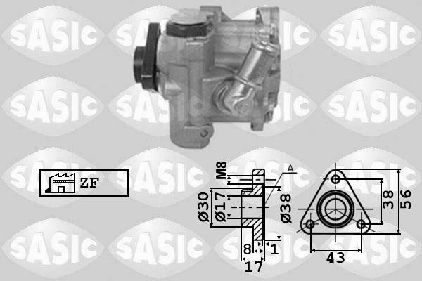 Sasic 7076048 — Pompa hydrauliczna, układ kierowniczy