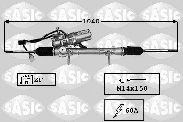 Sasic 7170029 - PRZEKLADNIA KIER. CITROEN C2 03-10-ELEK.