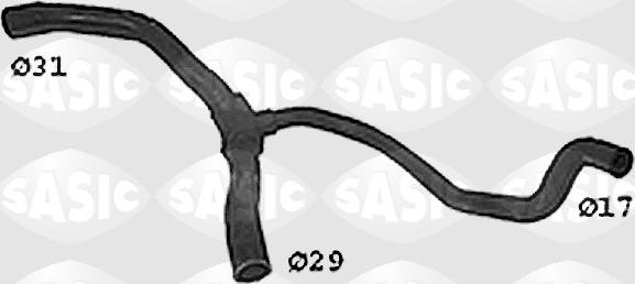 Sasic SWH4307 — Przewód elastyczny chłodnicy