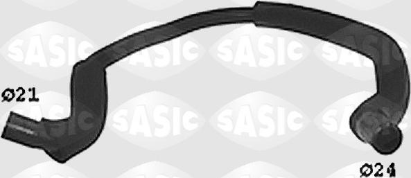 Sasic SWH0497 - PRZEWÓD NAGRZEWNICY PEUGEOT 405