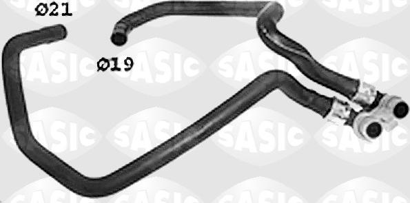 Sasic SWH0509 - PRZEWÓD CHŁODNICY PEUGEOT 306