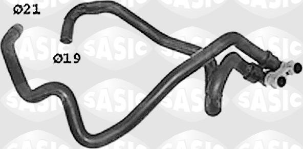 Sasic SWH0301 - PRZEWÓD NAGRZEWNICY CITROEN XSARA ZX BERLINGO 97-