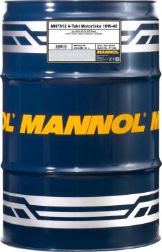 SCT-MANNOL MN7812-60 - OLEJ MANNOL 10W40 60L MOTORBIKE 4T ESTER TECHNOLOGY SL - JASO MA-MA2