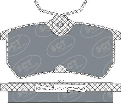 Hart 215 948 - KLOCKI HAMULCOWE TYŁ