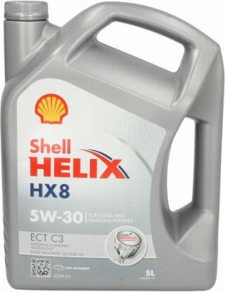 Shell 550046394 - OLEJ 5W30 SHELL HELIX HX8 ECT C3     5L