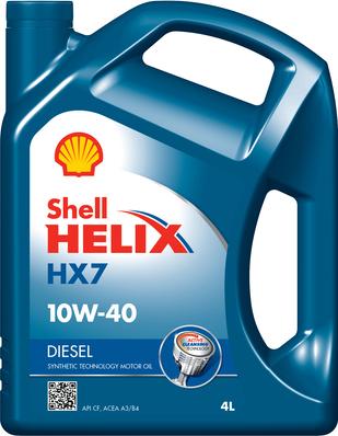 Shell 550046310 - OLEJ SHELL 10W40 4L HELIX DIESEL HX7 - 505.00 - 229.3