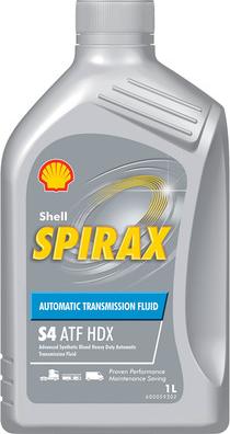 Shell 550027965 - OLEJ SHELL 1L SPIRAX S4 ATF HDX - SYNT. - DEXRON III G - 236.9 - MAN 339 TYP Z2 V2