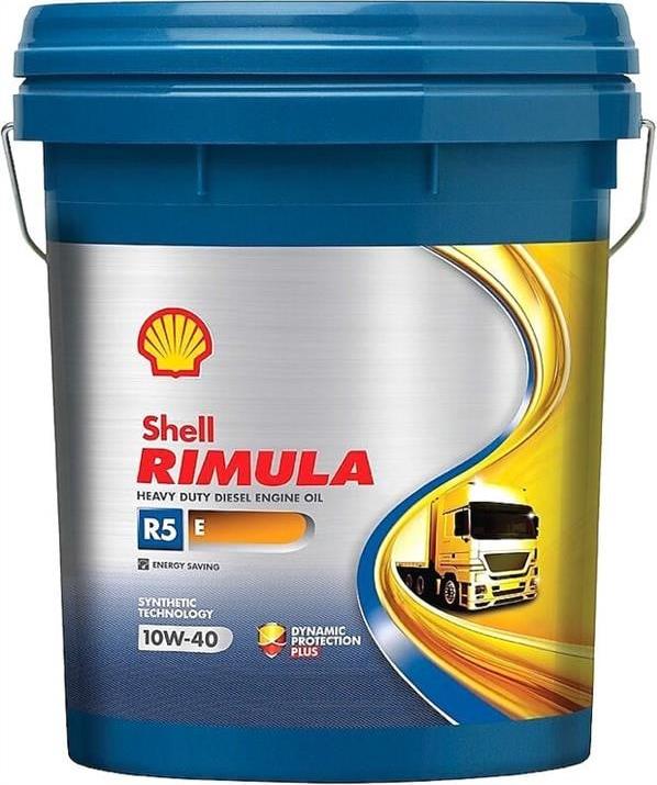 Shell 550070443 - OLEJ SHELL 10W40 20L RIMULA R5E - JERRY CAN - E7 - M3275-1 - 228.3 - VDS-3 - RLD-2 - SAMOCHODY CIĘŻAROWE