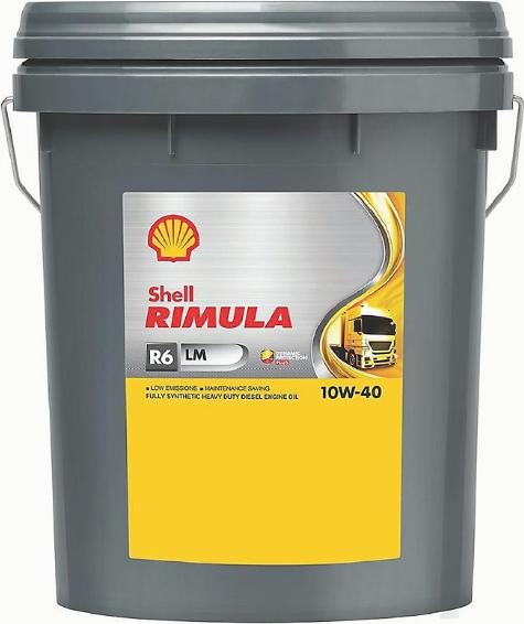 Shell 550070643 - OLEJ SHELL 10W40 20L RIMULA R6 LM - JERRY CAN - SAMOCHODY CIĘŻAROWE
