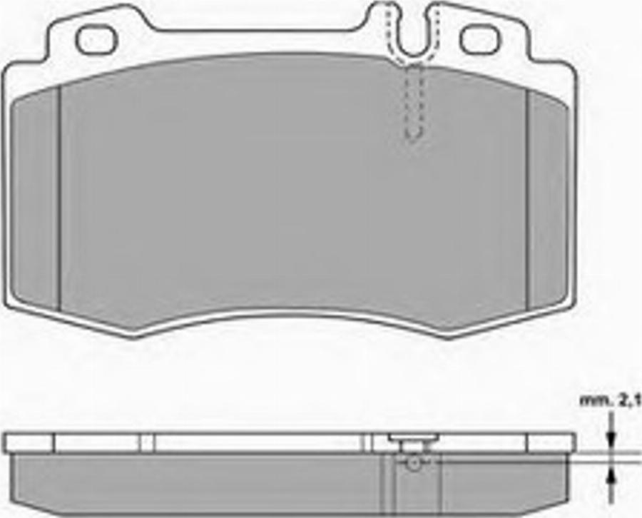 Textar 2327102 - KLOCKI HAM. DB P. W163-W220-R230 98-12
