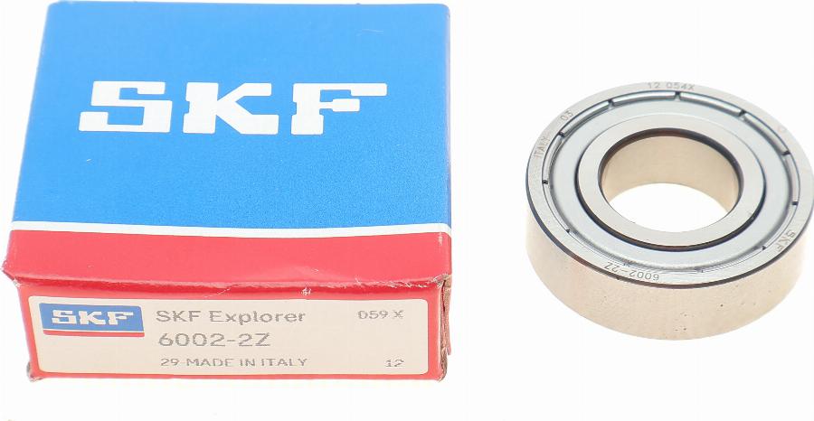 SKF 6002-2Z — Łożysko prowadzące, sprzęgło