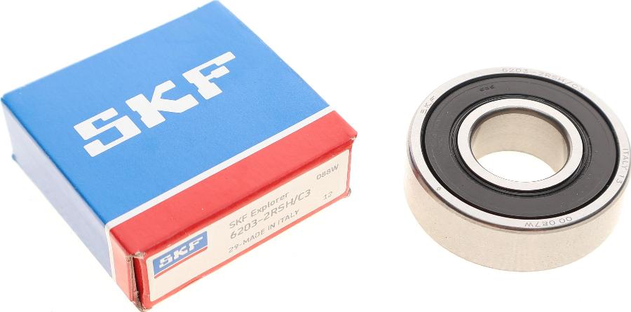 SKF 6203-2RSH/C3 - ŁOŻYSKO ALTERNATORA 6203-2RS 17X40X12
