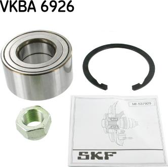 SKF VKBA 6926 - ŁOŻYSKO KOŁA MITSUBISHI P. LANCER-OUTLANDER 1.3-2.4 03-