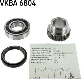 SKF VKBA 6804 — Zestaw łożysk koła