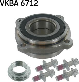 SKF VKBA 6712 — Zestaw łożysk koła