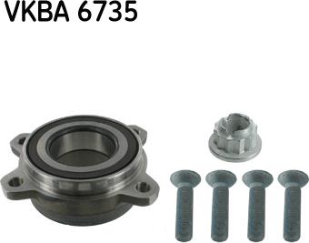 SKF VKBA 6735 — Zestaw łożysk koła