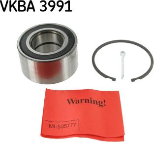 SKF VKBA 3991 — Zestaw łożysk koła