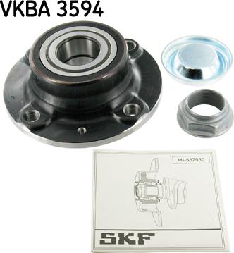 SKF VKBA 3594 - ŁOŻYSKO KOŁA CITROEN T. C5