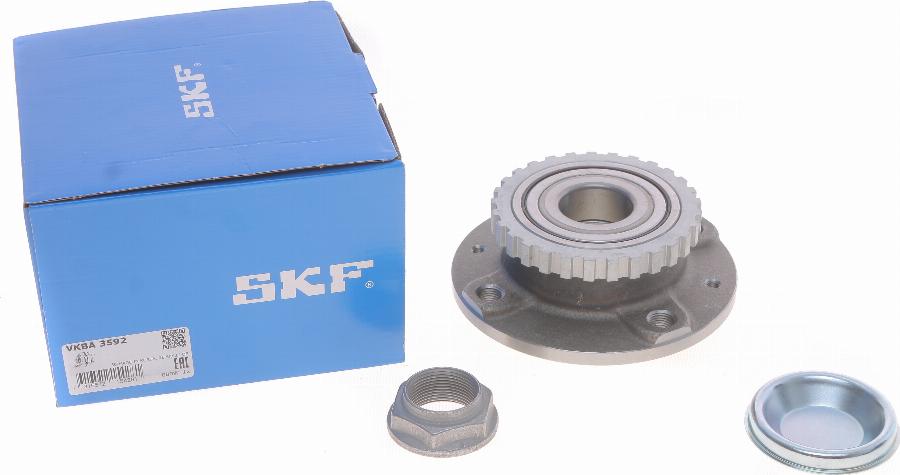 SKF VKBA 3592 - ŁOŻYSKO KOŁA CITROEN T. BERLINGO 96- OBRĘCZ ABS