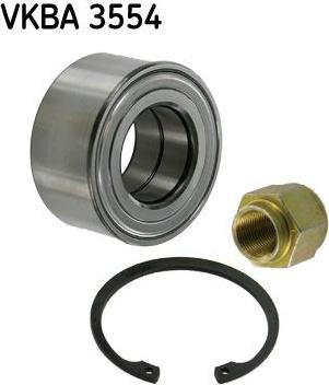 SKF VKBA 3554 - Zestaw łożyska koła
