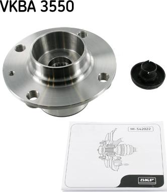 SKF VKBA 3550 - ŁOŻYSKO KOŁA VW P. A2-LUPO 1.2