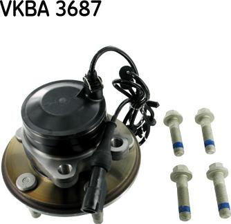 SKF VKBA 3687 - ŁOŻYSKO KOŁA JAGUAR P. S-TYPE 99-07 Z ABS