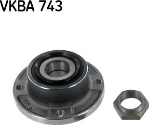 SKF VKBA 743 — Zestaw łożysk koła