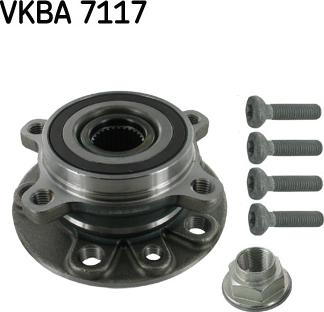 SKF VKBA 7117 — Zestaw łożysk koła