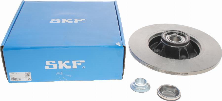 SKF VKBD 1016 - TARCZA HAM. PEUGEOT T. 308 SW-5008-PARTNER-BERLINGO-DS4-DS5-C4-PISASSO 08- Z ŁOŻYSKIEM
