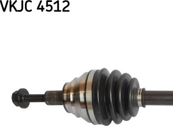 SKF VKJC 4512 - PÓŁOŚ AUDI Q3-TIGUAN 1.4TSI-2.0TDI PR 597MM QUATTRO
