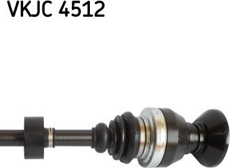 SKF VKJC 4512 - PÓŁOŚ AUDI Q3-TIGUAN 1.4TSI-2.0TDI PR 597MM QUATTRO