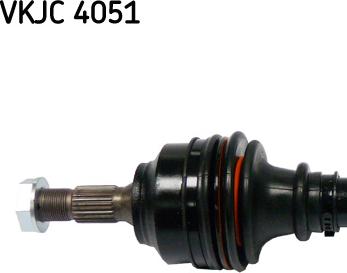 SKF VKJC 4051 - PÓŁOŚ CITROEN C3-C4-DS3 09--207-208-308-2008-3008 07- 1.6HDI LE