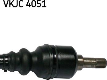 SKF VKJC 4051 - PÓŁOŚ CITROEN C3-C4-DS3 09--207-208-308-2008-3008 07- 1.6HDI LE