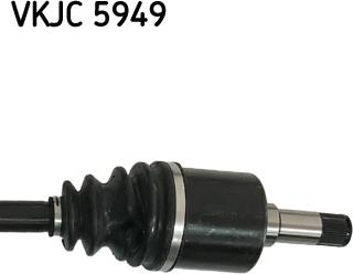 SKF VKJC 5949 - PÓŁOŚ FORD TRANSIT 2.2TDCI 06- LE. 755MM