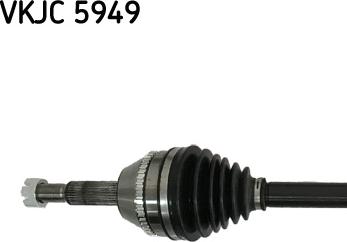 SKF VKJC 5949 - PÓŁOŚ FORD TRANSIT 2.2TDCI 06- LE. 755MM