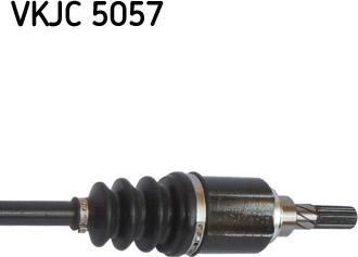 SKF VKJC 5057 - PÓŁOŚ DACIA DUSTER 4X4 LE-PR 827MM TYLNA OŚ