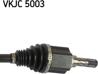 SKF VKJC 5003 - PÓŁOŚ DACIA DUSTER 1.5DCI LE 648MM