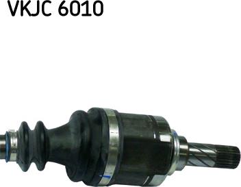 SKF VKJC 6010 - PÓŁOŚ RENAULT CLIO 1.5DCI LE 652MM 6 BIEGÓW