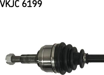 SKF VKJC 6199 - PÓŁOŚ RENAULT MEGANE III-SCENIC III LE. 684MM