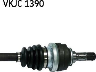 SKF VKJC 1390 - PÓŁOŚ OPEL ASTRA H ZAFIRA B LE 589MM