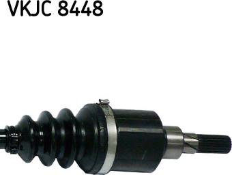 SKF VKJC 8448 - PÓŁOŚ RENUALT KANGOO 4X4 LE PR 753MM TYLNA OŚ