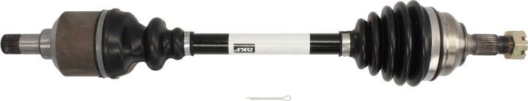 SKF VKJC 8613 - PÓŁOŚ CITROEN C3 II LE 624MM DS. 25Z-24Z