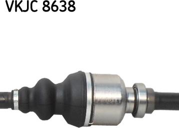 SKF VKJC 8638 - PÓŁOŚ CITROEN C4 II PR 946MM 25Z-24Z