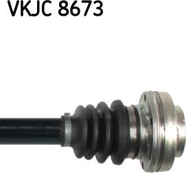 SKF VKJC 8673 - PÓŁOŚ BMW E91 PR 672MM TYLNA OŚ