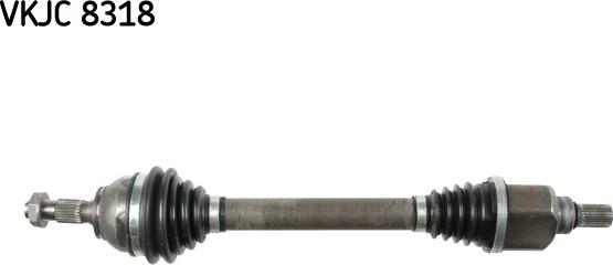 SKF VKJC 8318 - PÓŁOŚ CITROEN LE C4-307 1.6 16V-2.0 16V 614MM