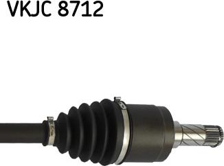 SKF VKJC 8712 - PÓŁOŚ VOLVO XC90 LE-PR TYLNA OŚ