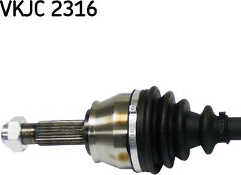 SKF VKJC 2316 - PÓŁOŚ FIAT DOBLO PR 1.3-1.9D-JTD