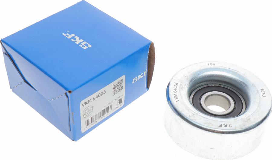 SKF VKM 64026 — Rolka kierunkowa / prowadząca, pasek klinowy zębaty