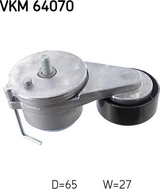 SKF VKM 64070 - NAPINACZ PASKA WIELOROWK. HYUNDAI 2.0CRDI 10-