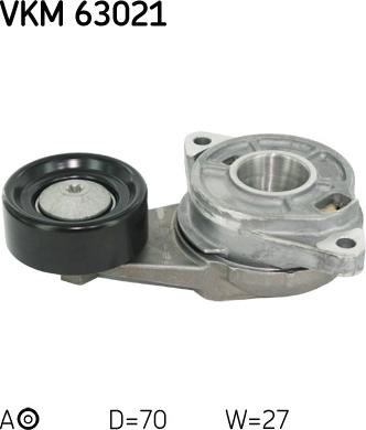 SKF VKM 63021 - NAPINACZ PASKA WIELOROWK. HONDA CITY-CIVIC-JAZZ 1.2-1.5